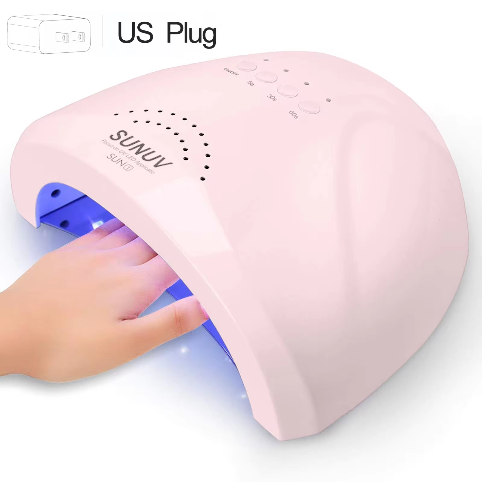 SUN1 UV LED Nail Lamp Pink